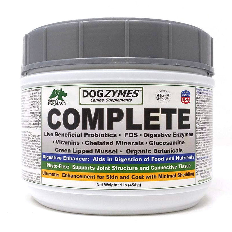 Dogzymes Complete - Probiotics, Prebiotics 1lb.