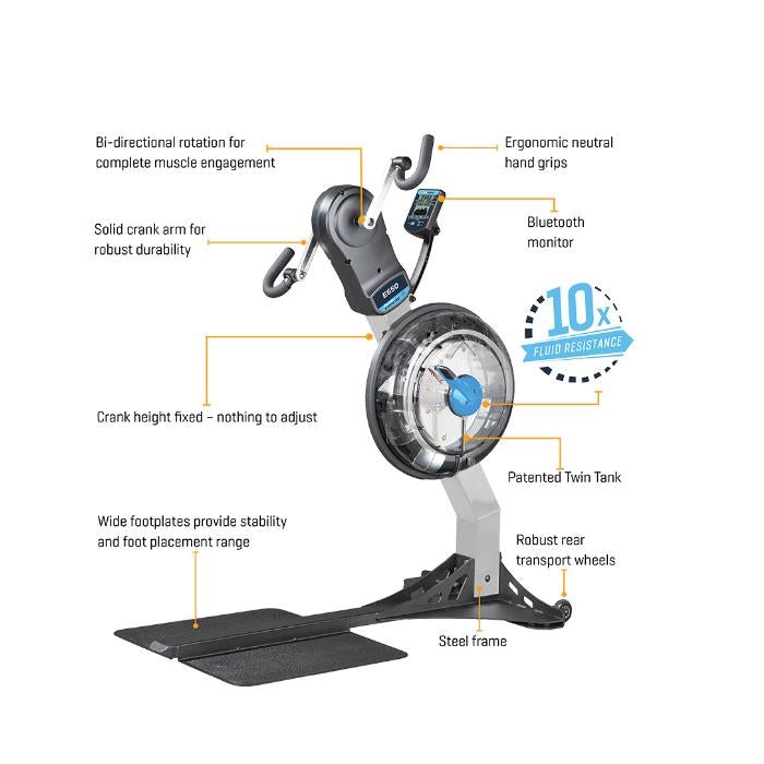 First Degree Fitness E650 Arm Cycle Standing UBE - Features..