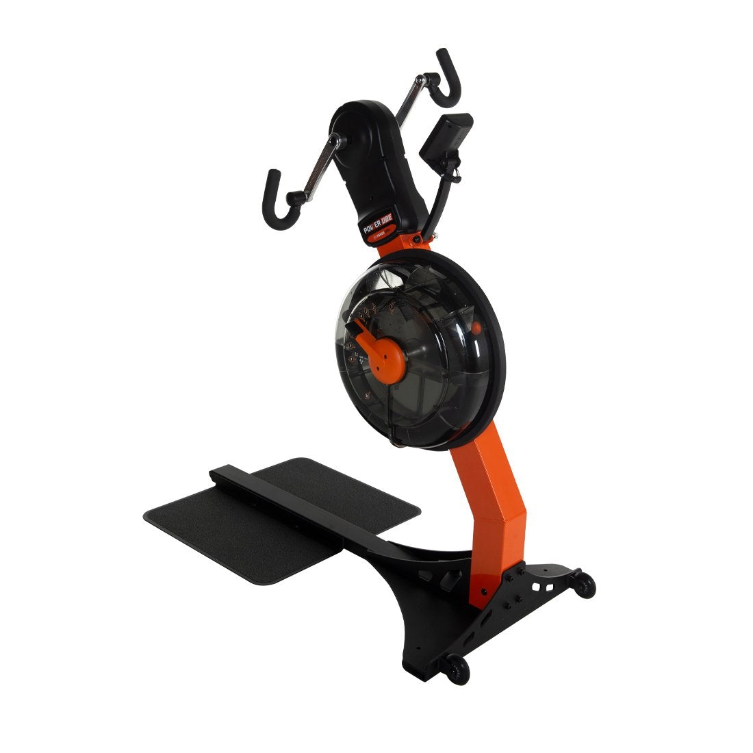 First Degree Fitness Fluid Power UBE Upper Body Ergometer in orange.
