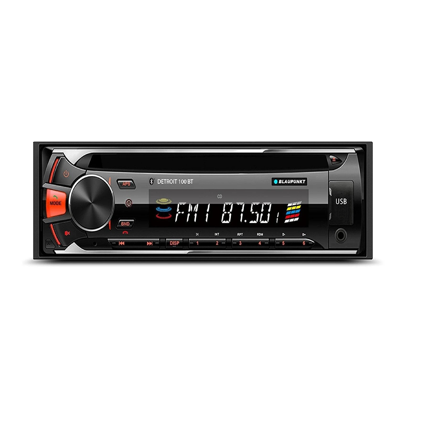 Golden Designs Blaupunkt FM CD Radio with Bluetooth and MP3 auxiliary connection.