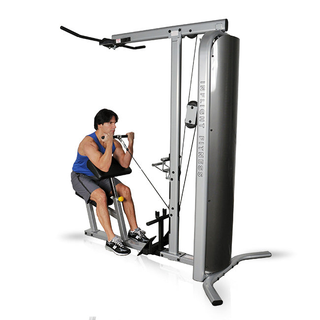 Inflight Fitness Preacher Curl Exercise.