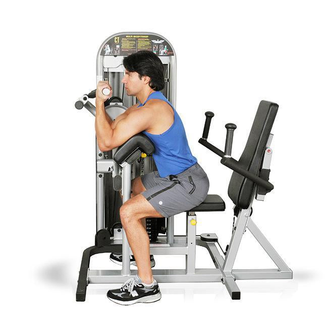 Inflight Fitness Dual Preacher Curl Triceps Pressdown