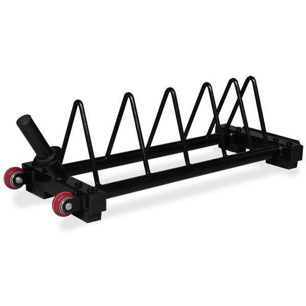 INTEK Short Horizontal Bumper Plate Storage Rack 