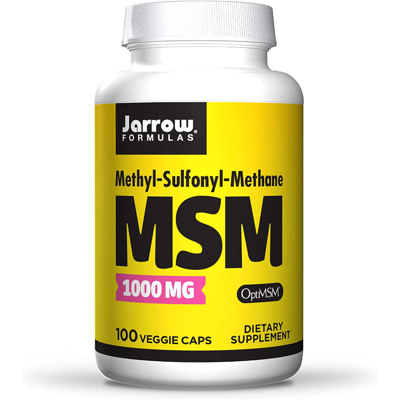 Jarrow Formulas MSM 1000 mg - 100 Veggie Caps.