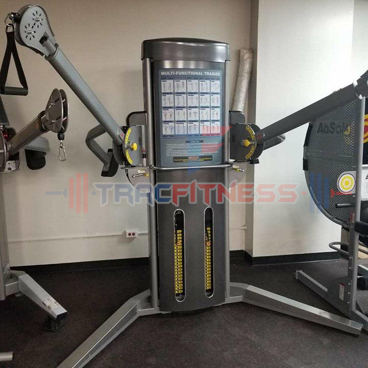 Muscle D Multi-Functional Trainer MDM-MFT - show with arms extended halfway.