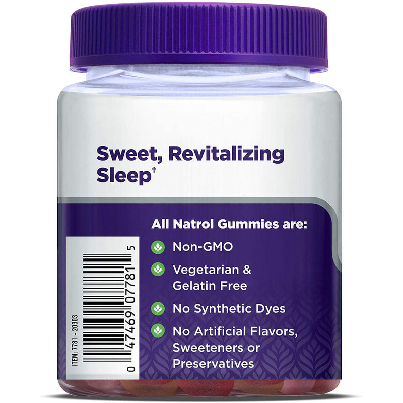 Natrol Sleep+ Beauty Melatonin Sleep Aid Gummies 60 Count - Main FEatures.