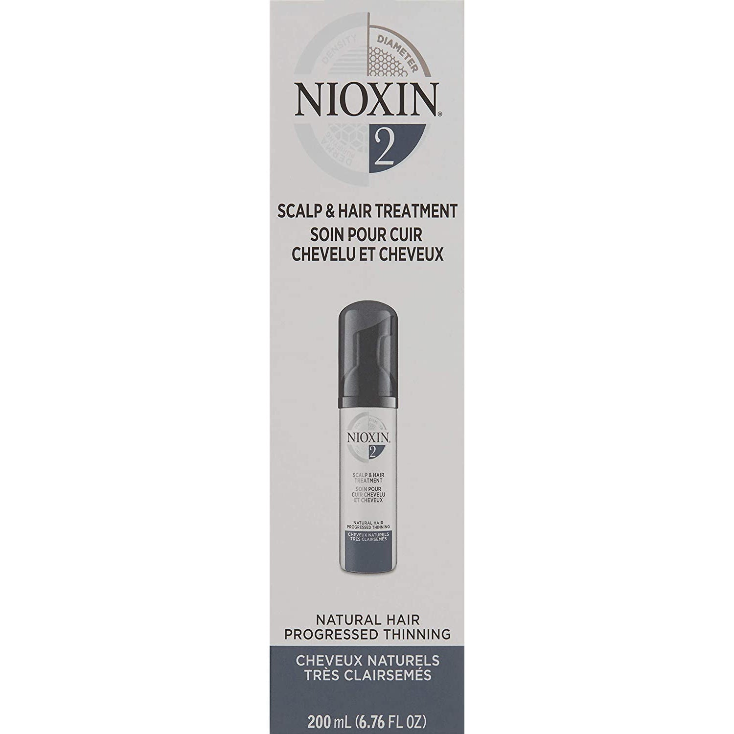 Nioxin 2 Scalp & Hair Leave-In Treatment System Step 3 200mL - Box.