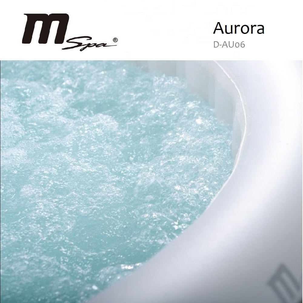 Pro6 M-SPA Aurora Inflatable 6 Person Hot Tub - Jet Bubbles.