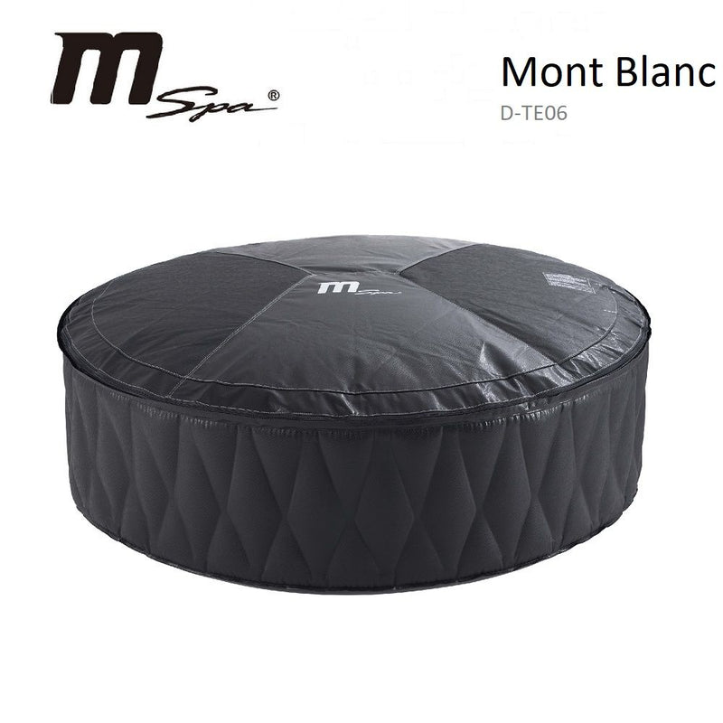 Pro6 M-SPA Mont Blanc Inflatable 4 Person Hot Tub - Covered. 