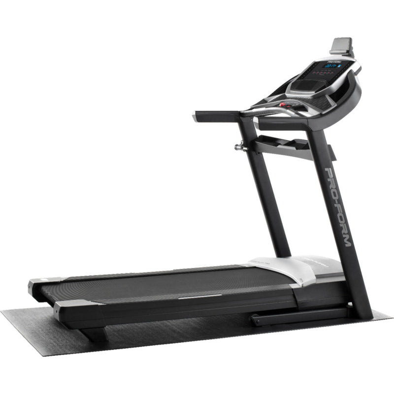 Proform Vinyl Exercise Floor Mat shown under treadmill.