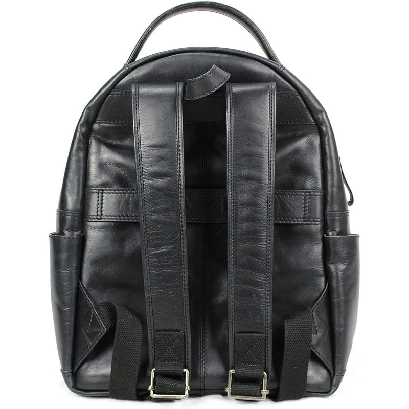 Rawlings Heritage Collection Leather Backpack 15" Black - Back.