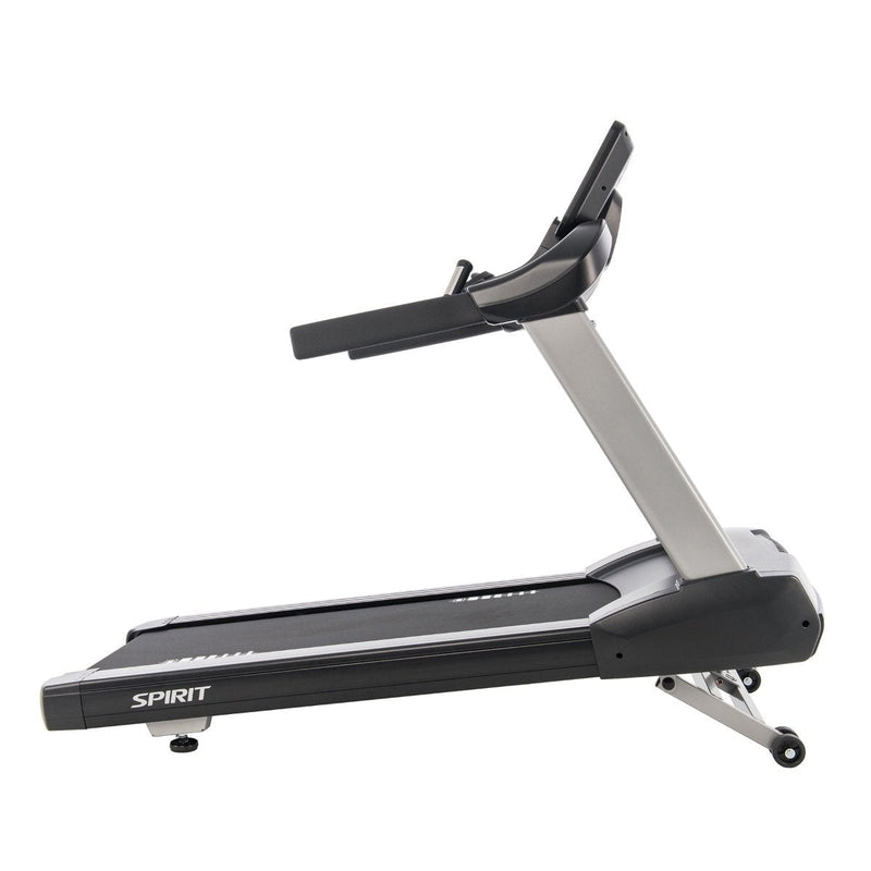 Spirit Fitness CT850 Commercial Treadmill - Side View.