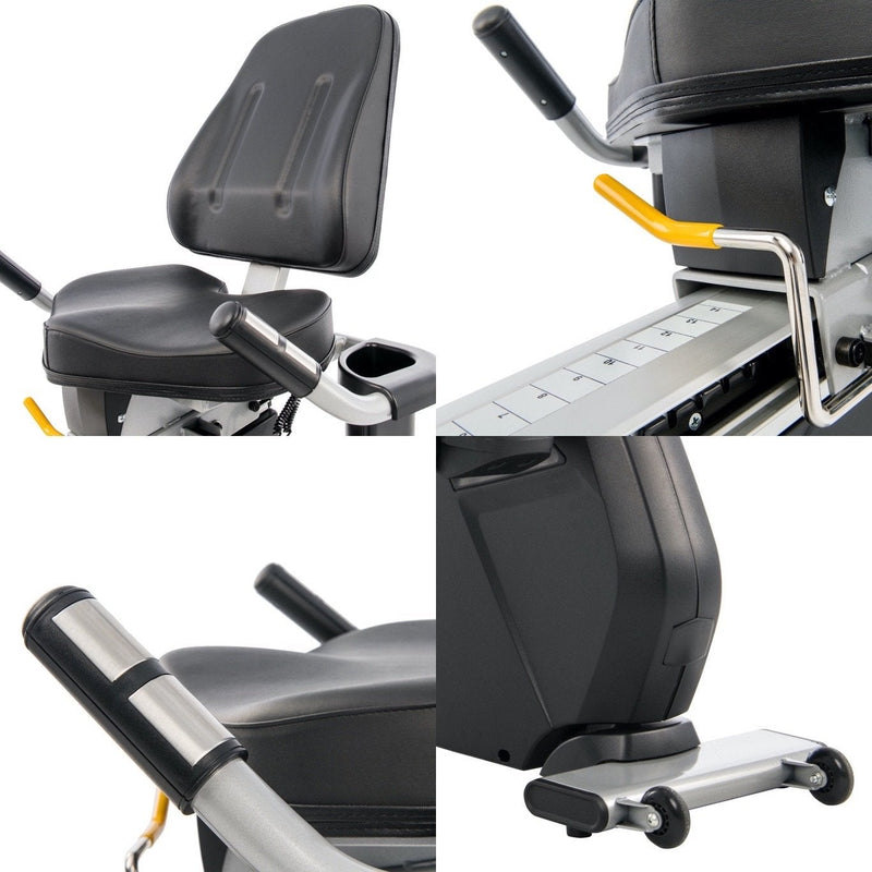 Spirit Fitness CR800 Recumbent Bike key features.