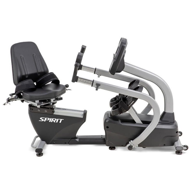 Spirit Fitness MS300 Rehabilitation Stepper - side view with rotating seat.