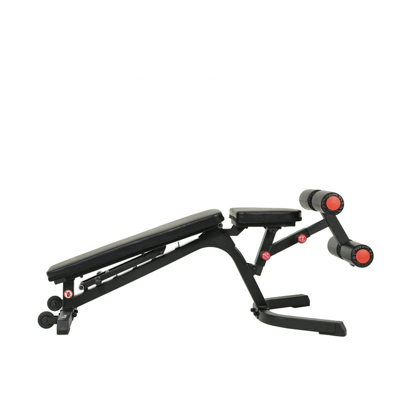 Sunny Health and Fitness SF-BH6920 FID Workout Bench - decline position.