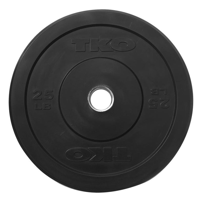 TKO Premium Rubber Bumper Plate - 25 lbs.