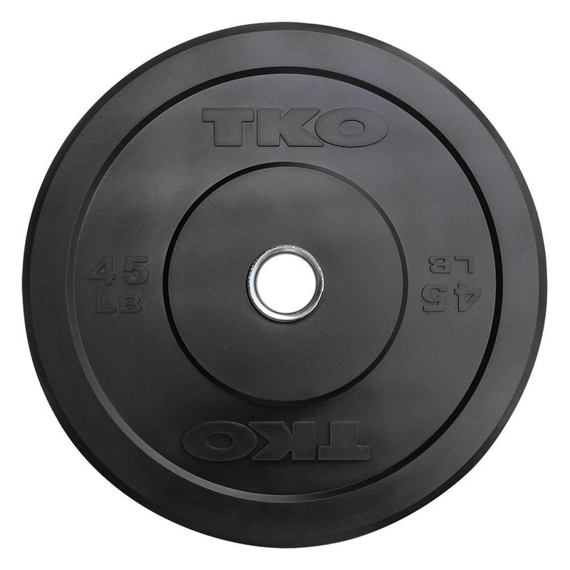 TKO Premium Rubber Bumper Plate - 45 lbs.