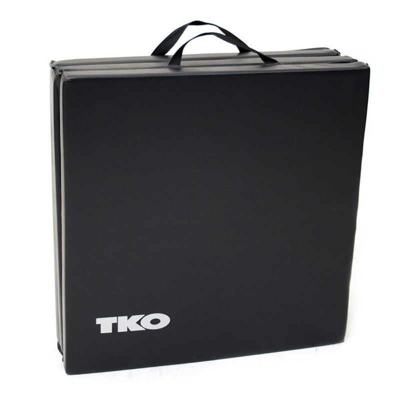 TKO 2' x 6' Tri-Fold Gym Folding Exercise Mat tranpsort handles.