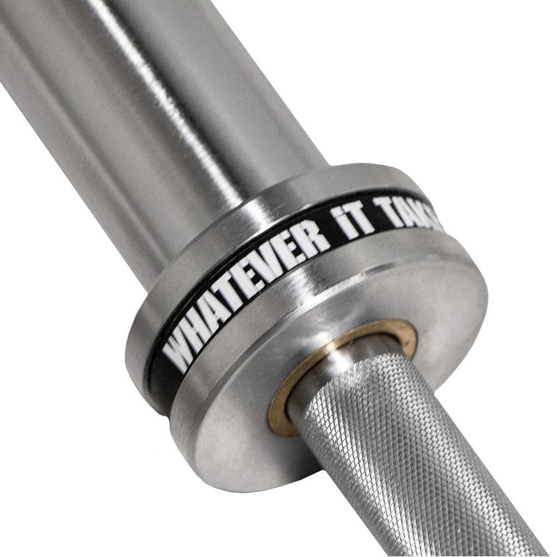 TKO Heavy Weight 7 Ft Olympic Power Bar  - Sleeve and Band.