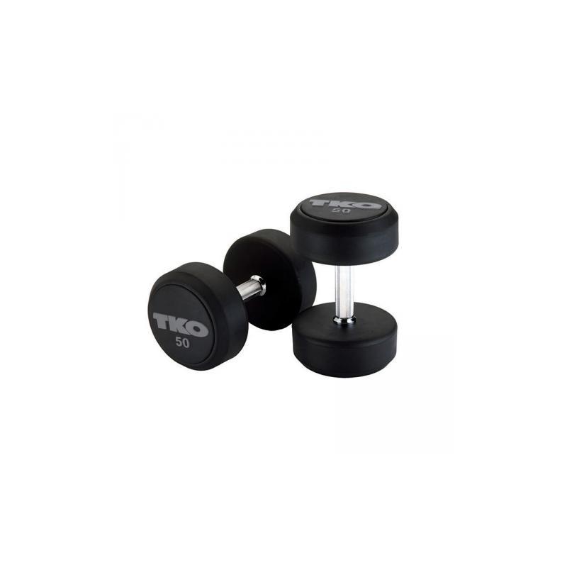 TKO Commercial Round Rubber Dumbbells