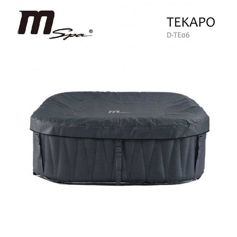 Pro6 M-SPA Tekapo Inflatable 6 Person Hot Tub. - Covered