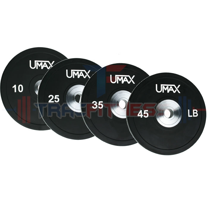 Umax Black Bumper Plates.