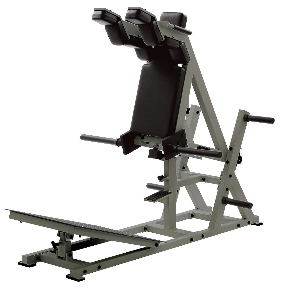 York Commercial Plate Loaded Front Squat- Silver