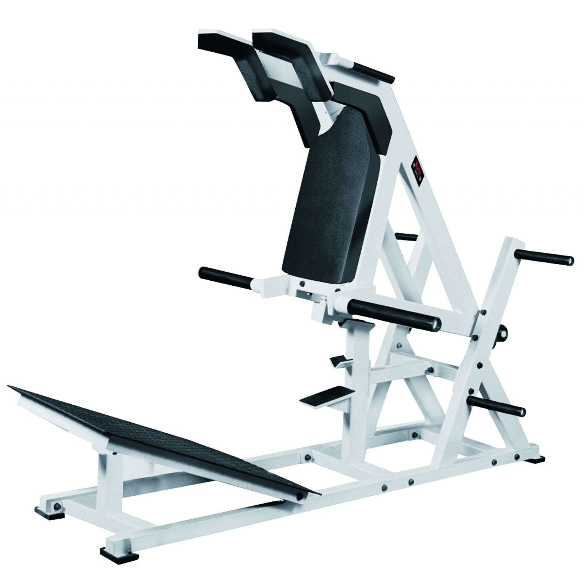 York Commercial Plate Loaded Front Squat- White