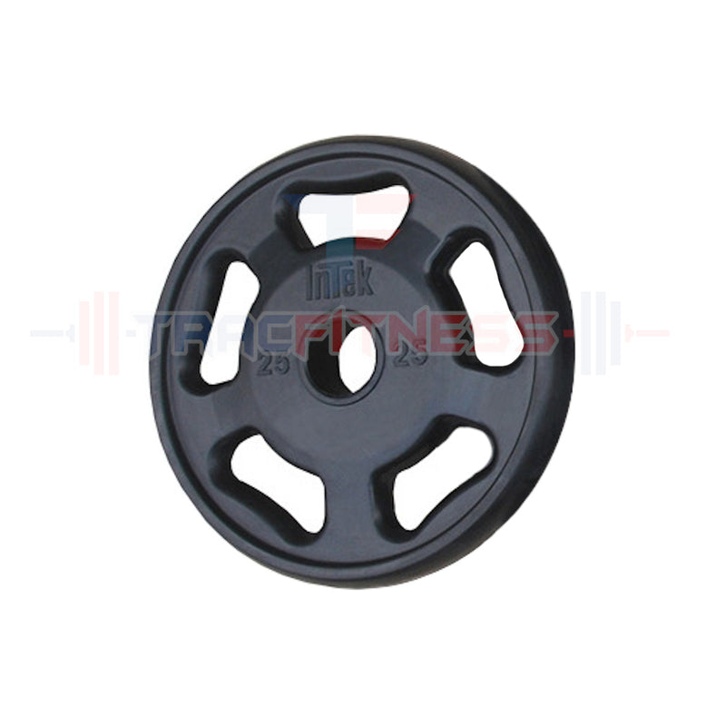 INTEK Champion Series 25 lb Rubber Olympic Plate.