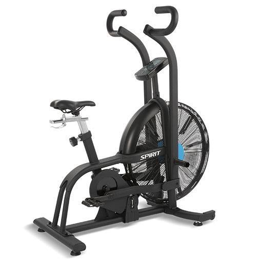 Spirit Fitness AB900 Air Bike with Wheels Side View.